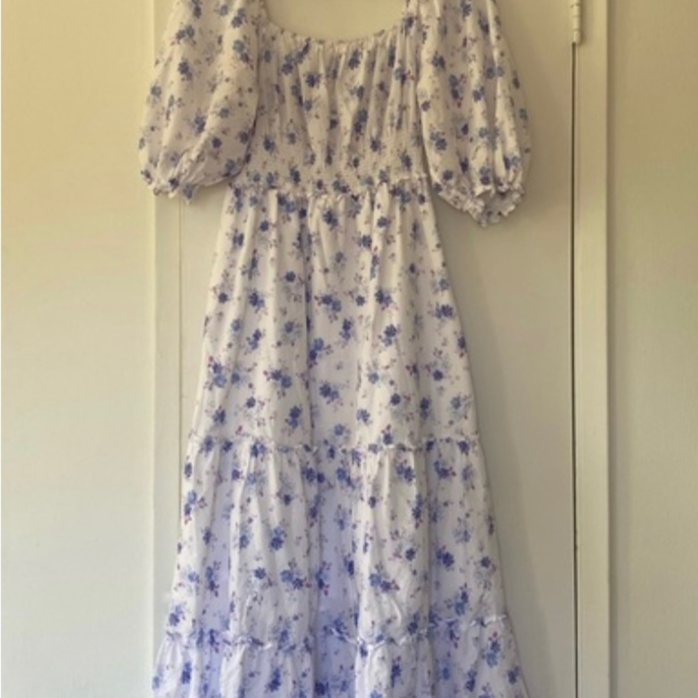 Loveshackfancy X Target Gemma Puff Sleeve Maxi Dr… - image 4